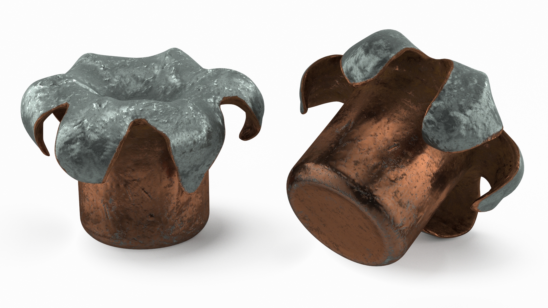 3D Impact Bullet Lead model