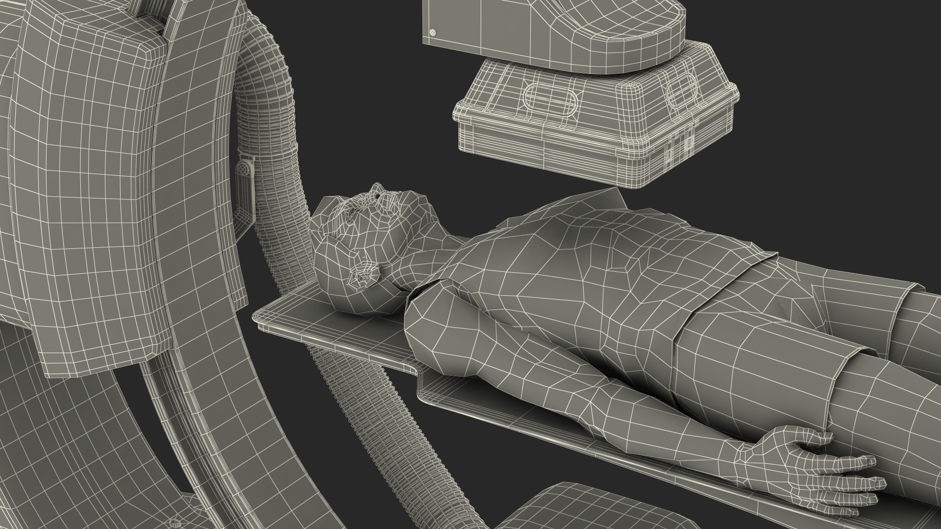 3D C Arm System with Patient and Doctor