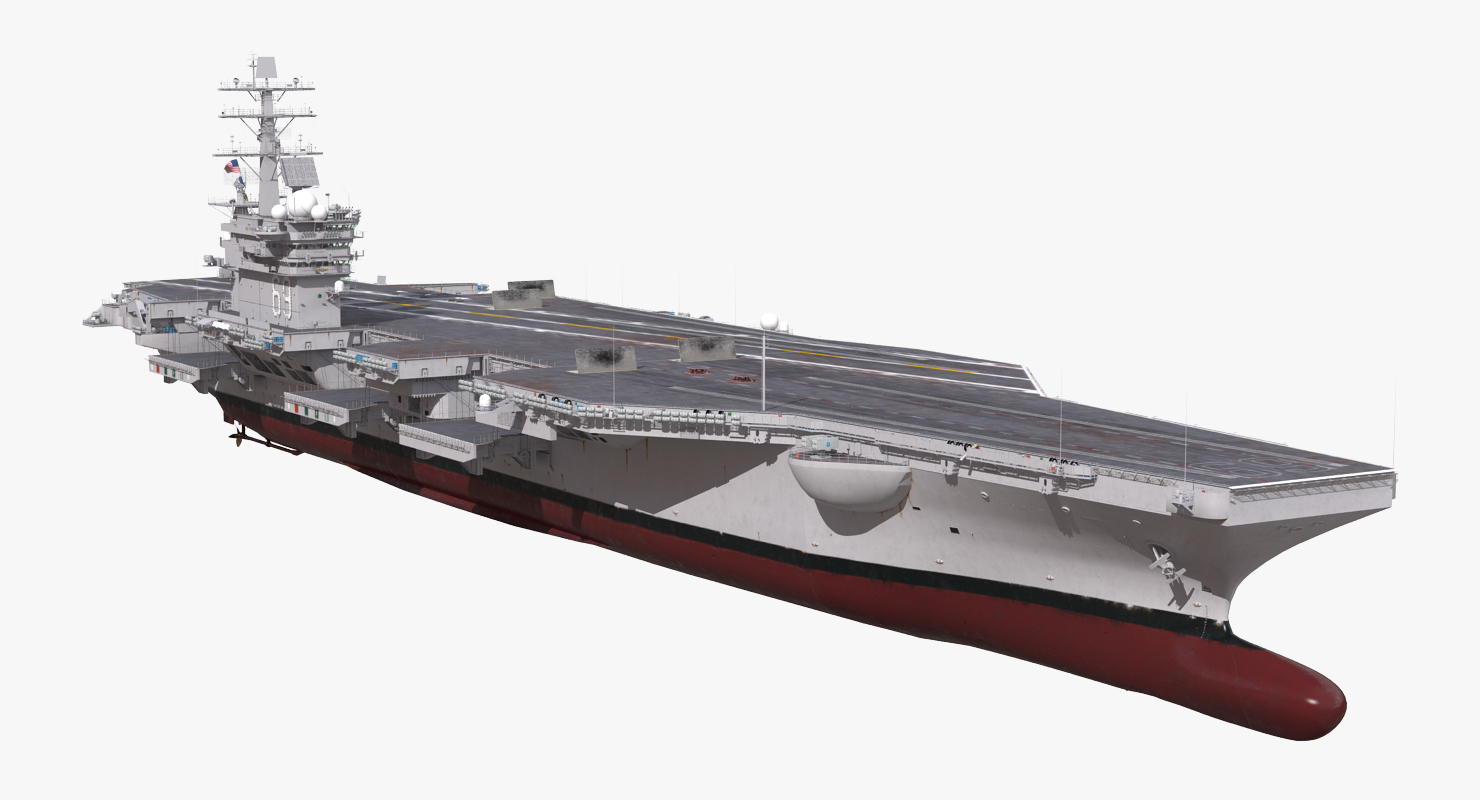 3D model USS Dwight D Eisenhower CVN 69