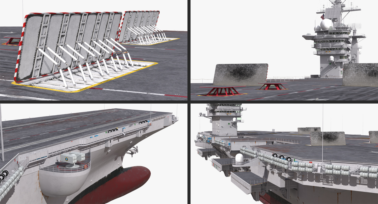 3D model USS Dwight D Eisenhower CVN 69