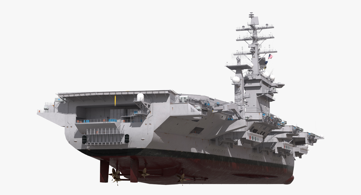 3D model USS Dwight D Eisenhower CVN 69
