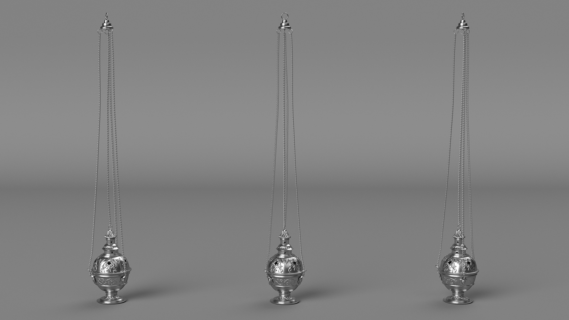 3D model Church Censer Silver