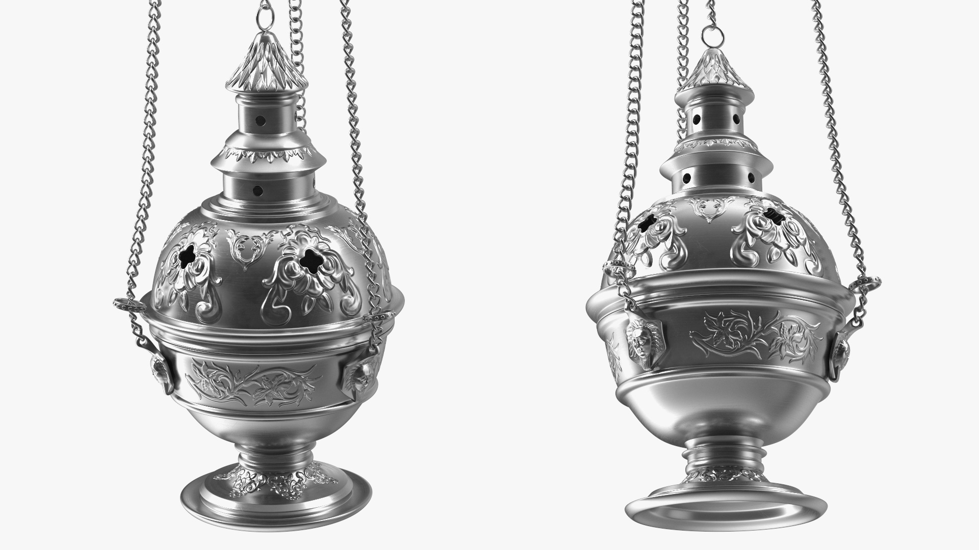 3D model Church Censer Silver
