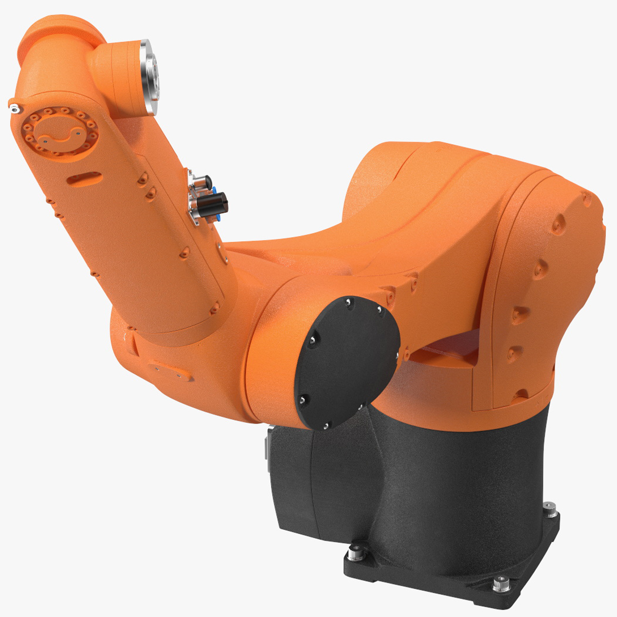 3D Industrial Robot Arm Rigged for Maya