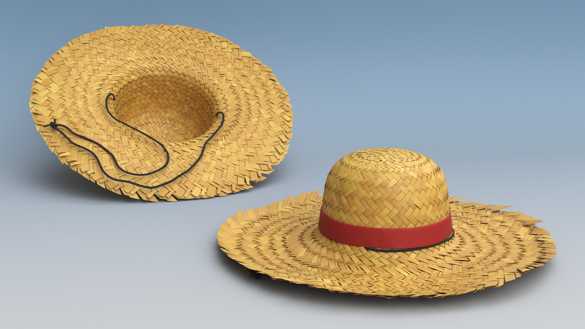 One Piece Luffy Straw Hat, view 2