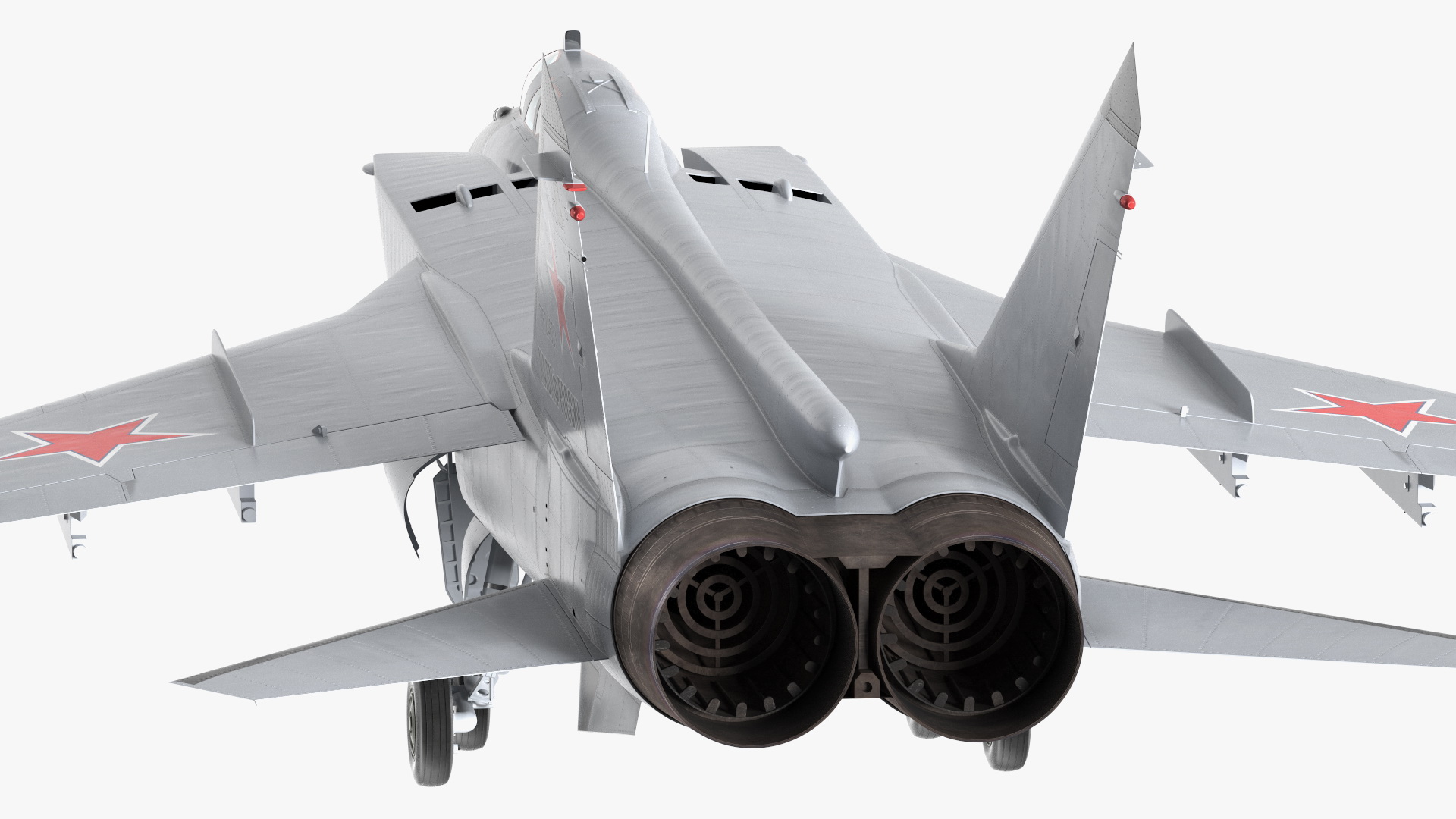 Mikoyan MiG-31 Supersonic Interceptor Aircraft Rigged for Maya 3D
