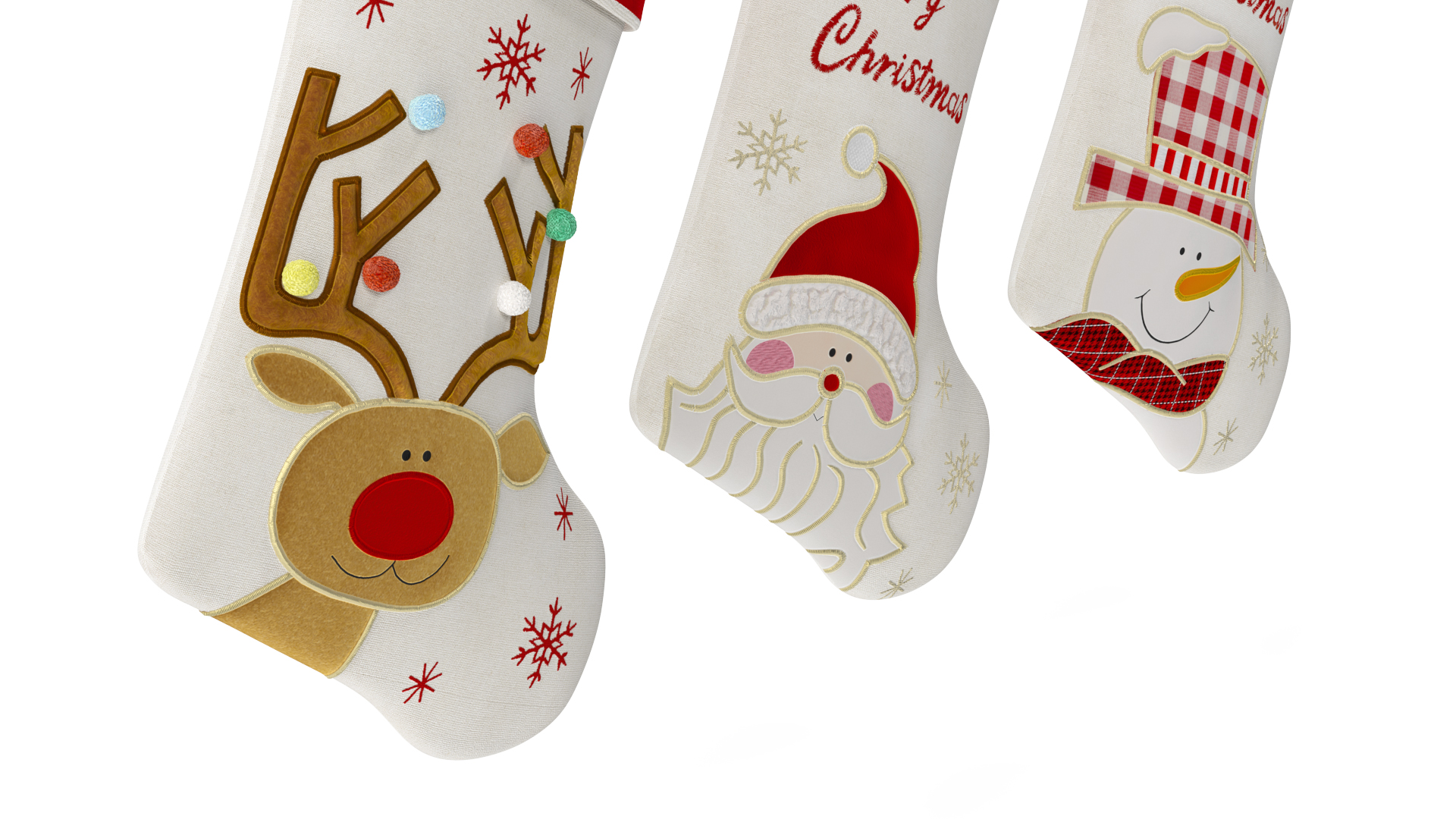 3D model Christmas Stockings Decoration