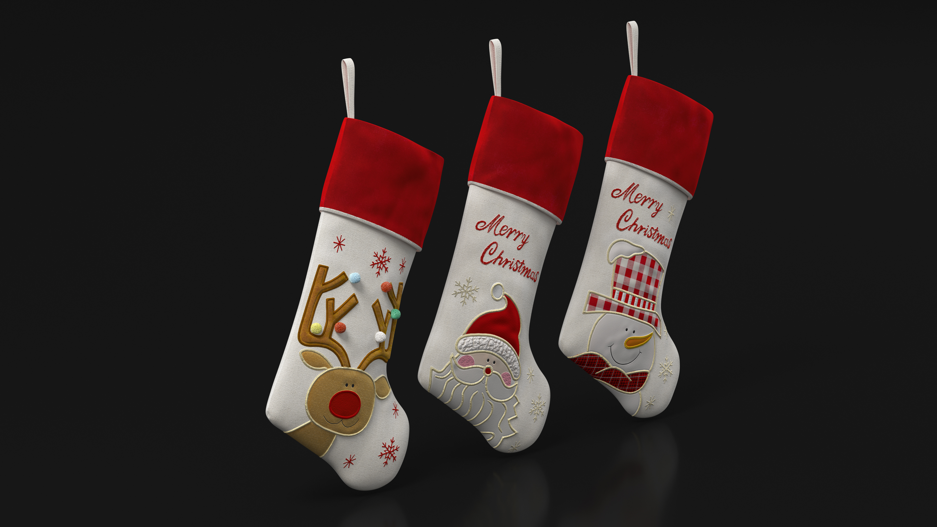3D model Christmas Stockings Decoration