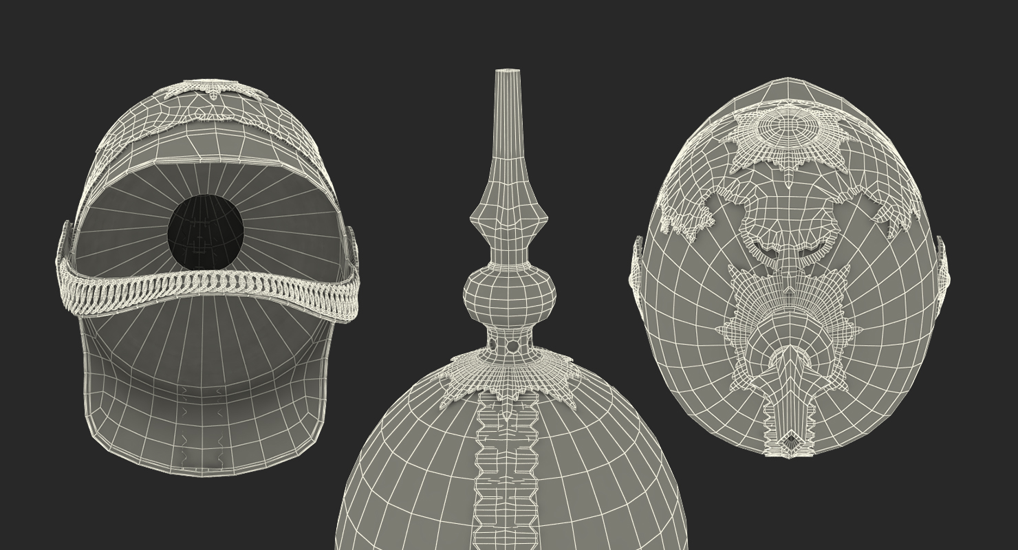 3D British Life Guard Cavalry Helmet model