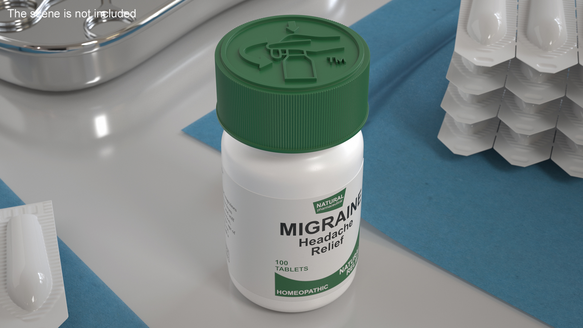Migraine Relief Jar 3D model