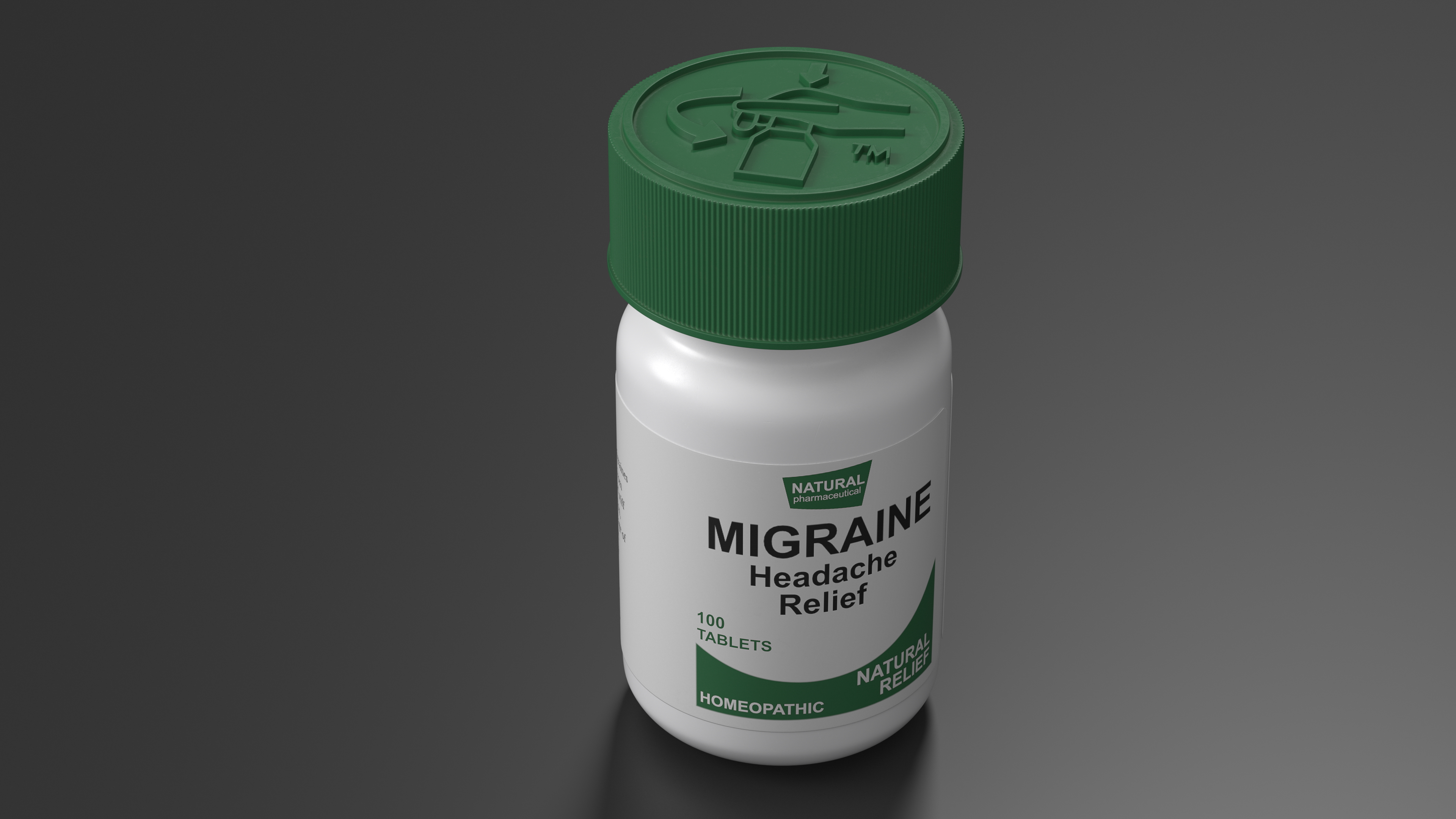 Migraine Relief Jar 3D model