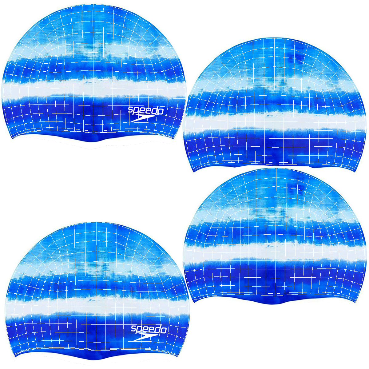 Speedo Waterproof Bathing Cap Blue 3D model