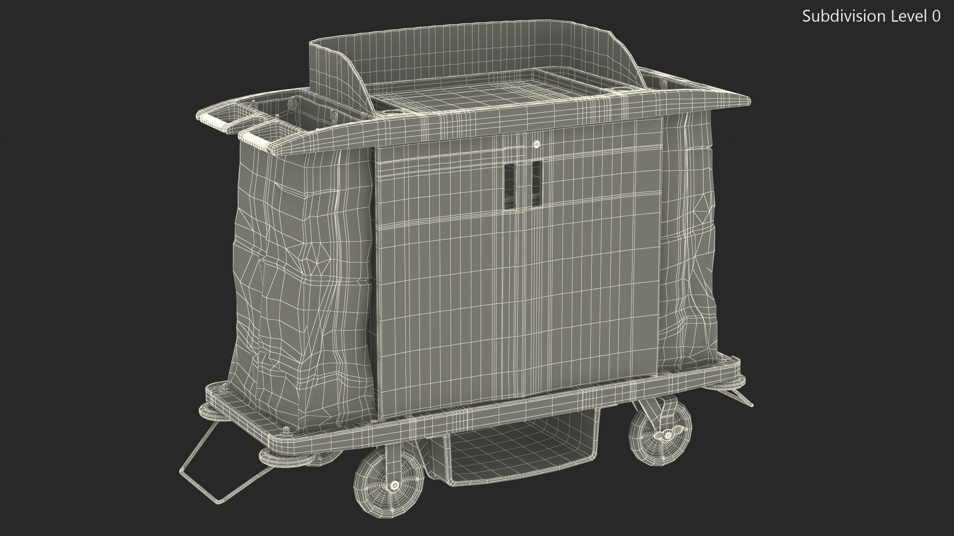 Housekeeping Cart 3D