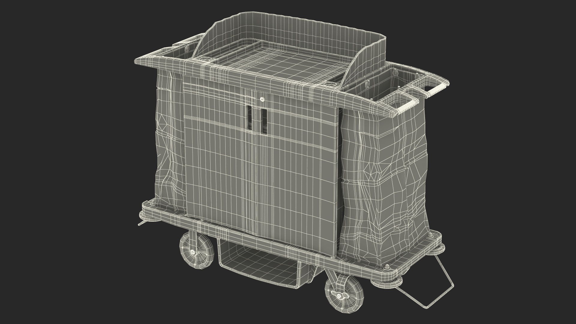 Housekeeping Cart 3D