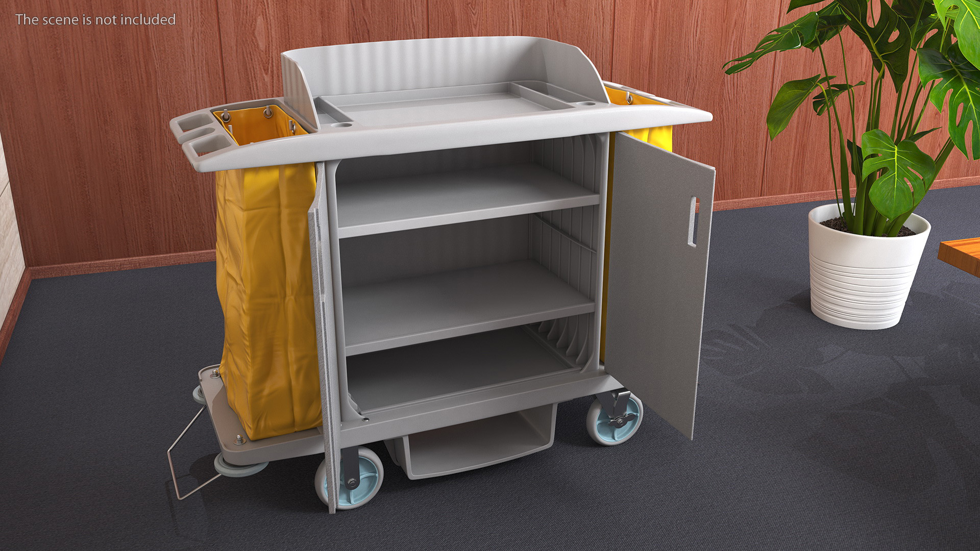 Housekeeping Cart 3D