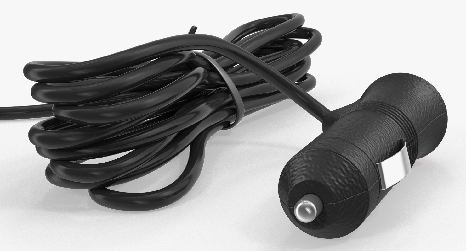 3D Car Cigarette Lighter Socket Plug Connector model