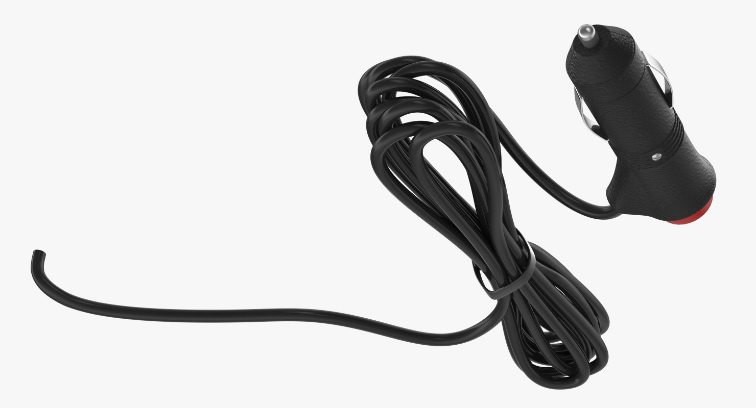 3D Car Cigarette Lighter Socket Plug Connector model
