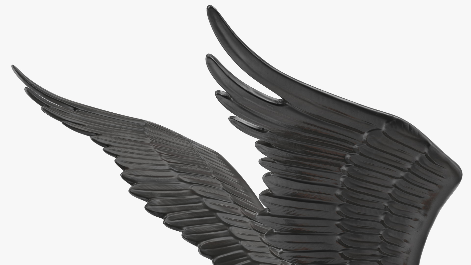 3D Flying Eagle Flagpole Topper model