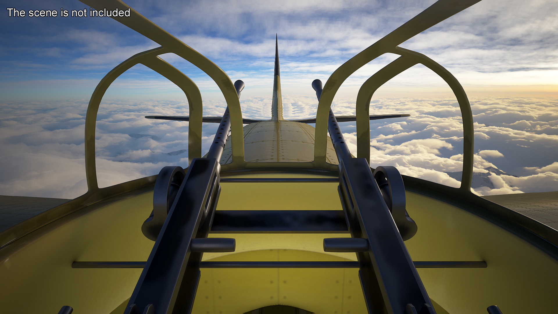 Boeing B-17 Bomber Rigged for Maya 3D model