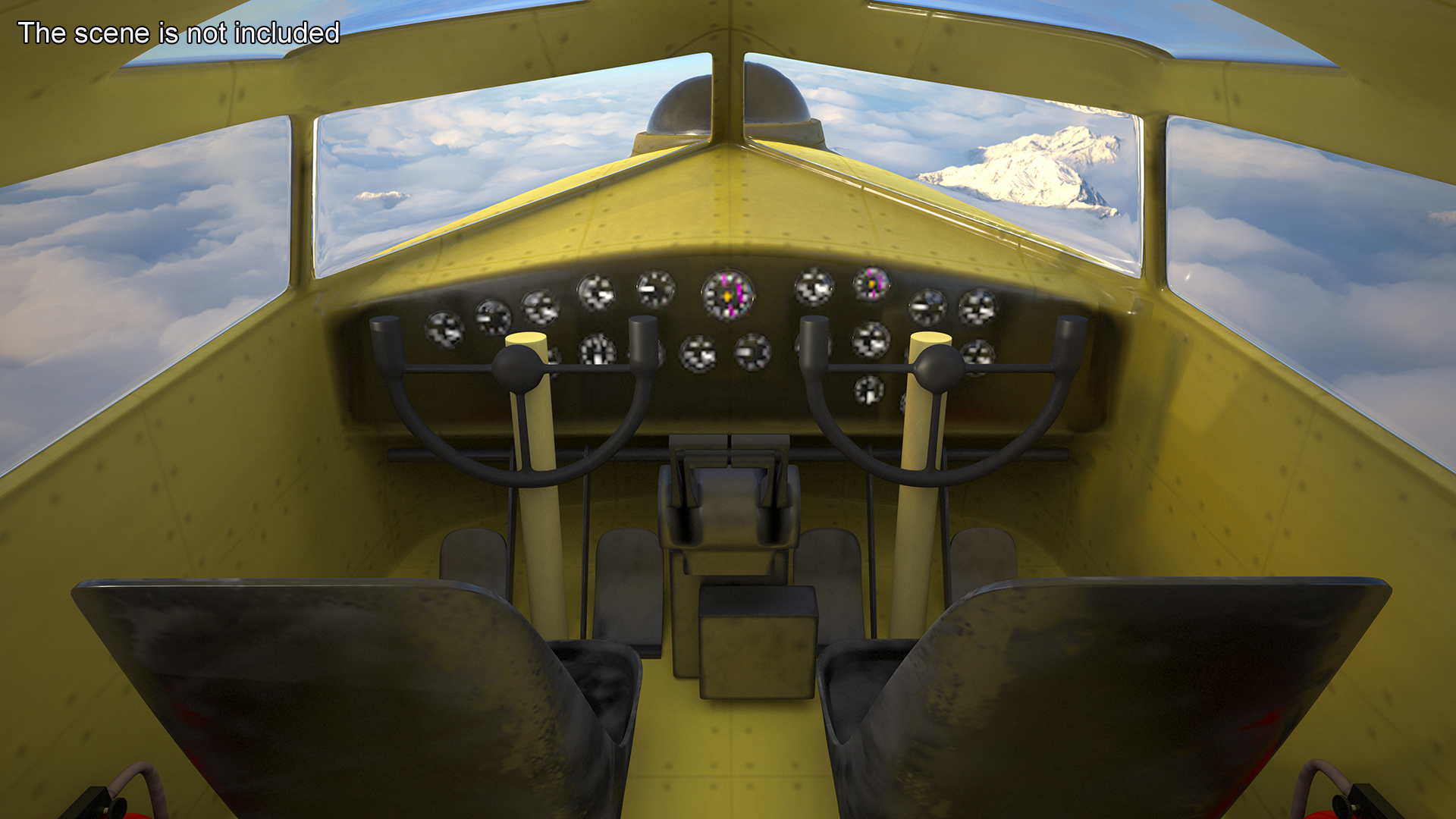 Boeing B-17 Bomber Rigged for Maya 3D model