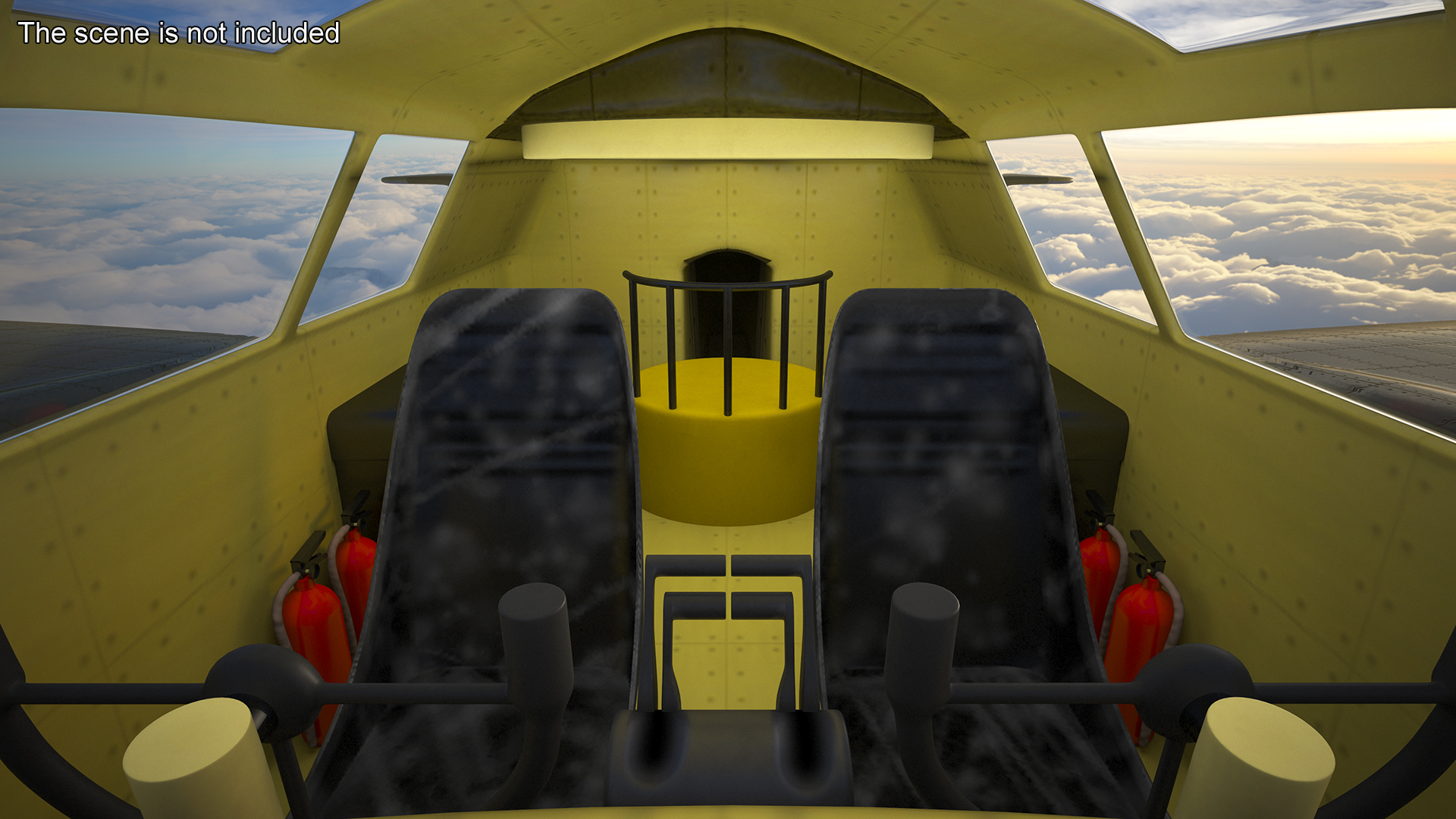 Boeing B-17 Bomber Rigged for Maya 3D model