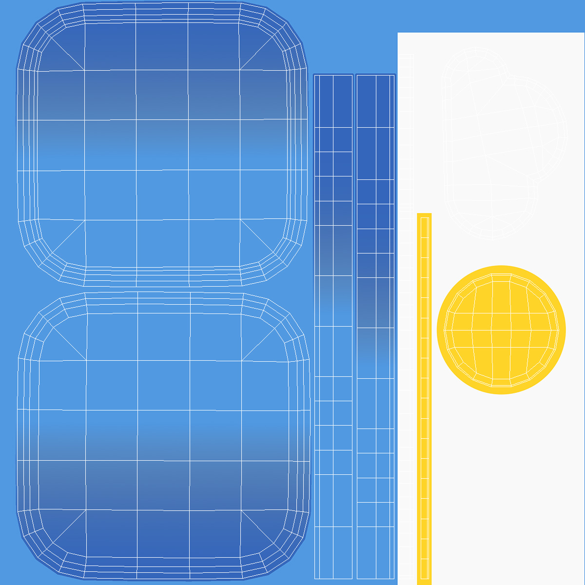 3D iPhone iOS Weather Icon model