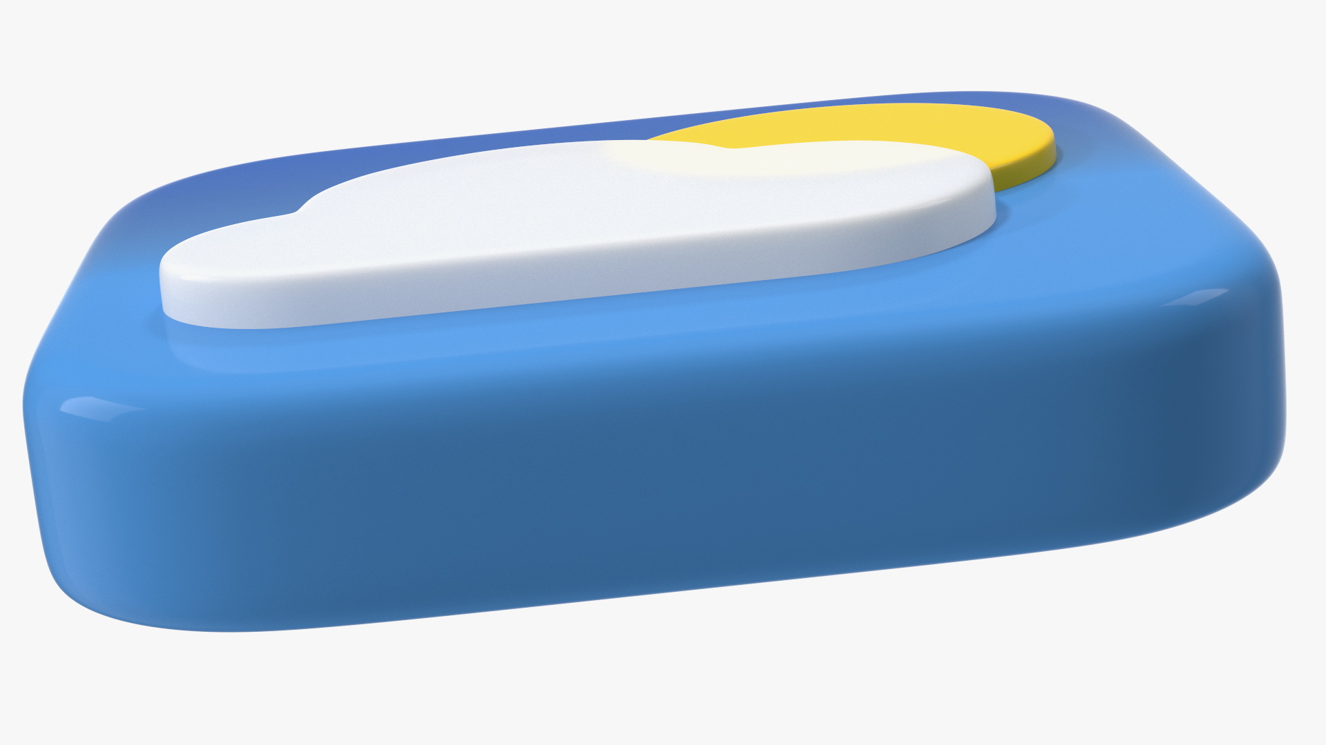 3D iPhone iOS Weather Icon model
