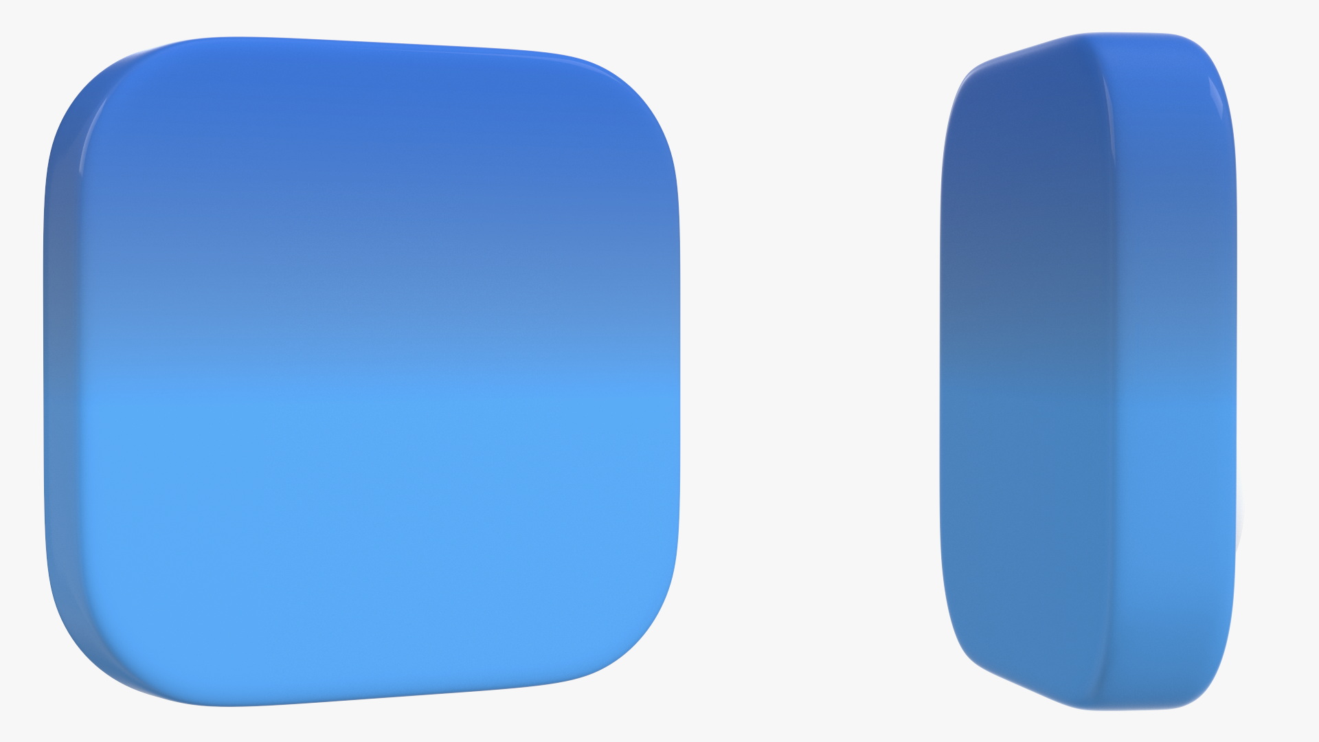 3D iPhone iOS Weather Icon model