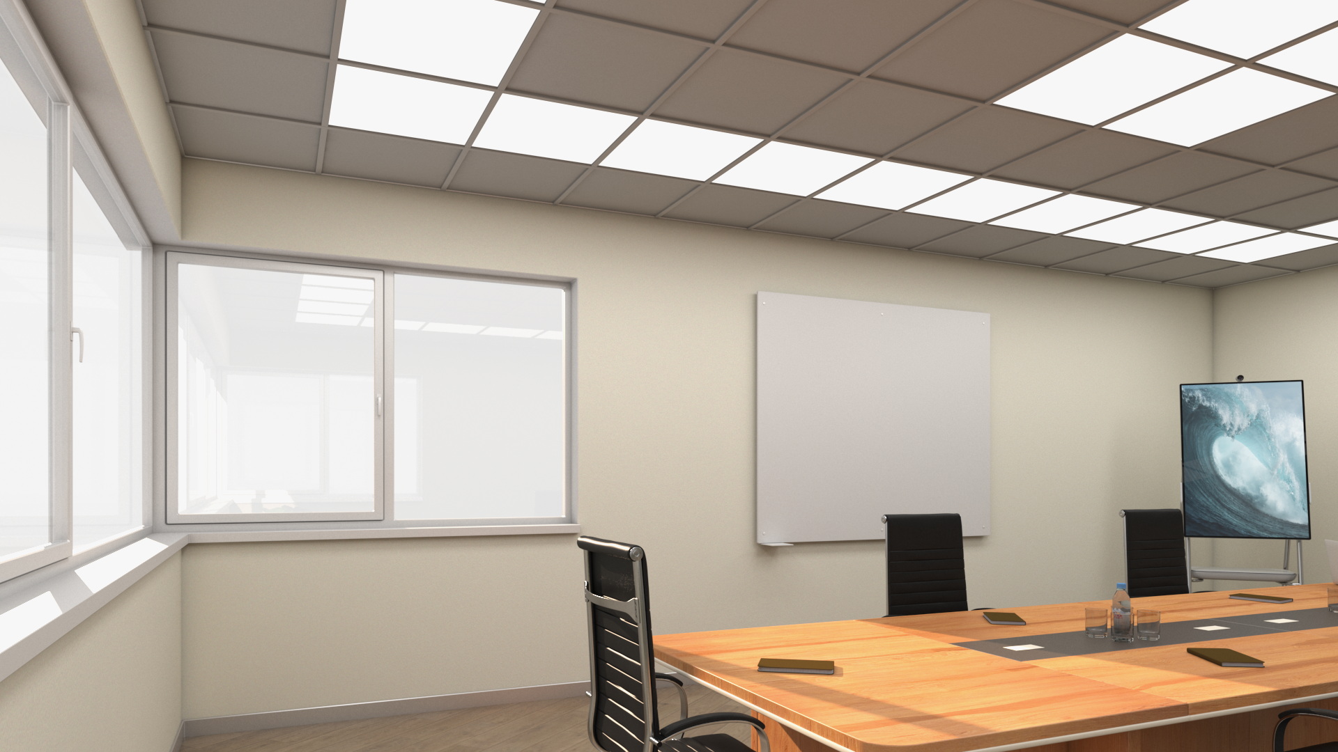 Meeting Room with Furniture 3D