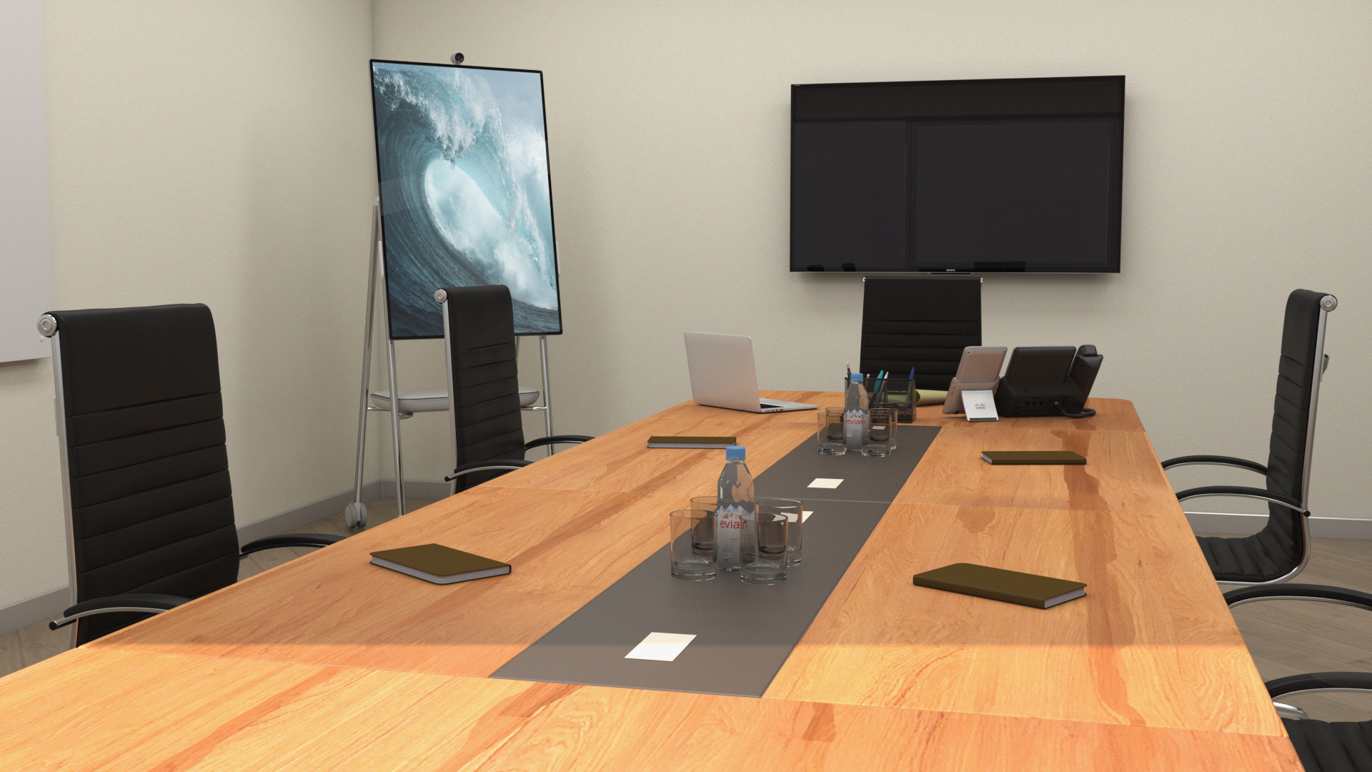 Meeting Room with Furniture 3D