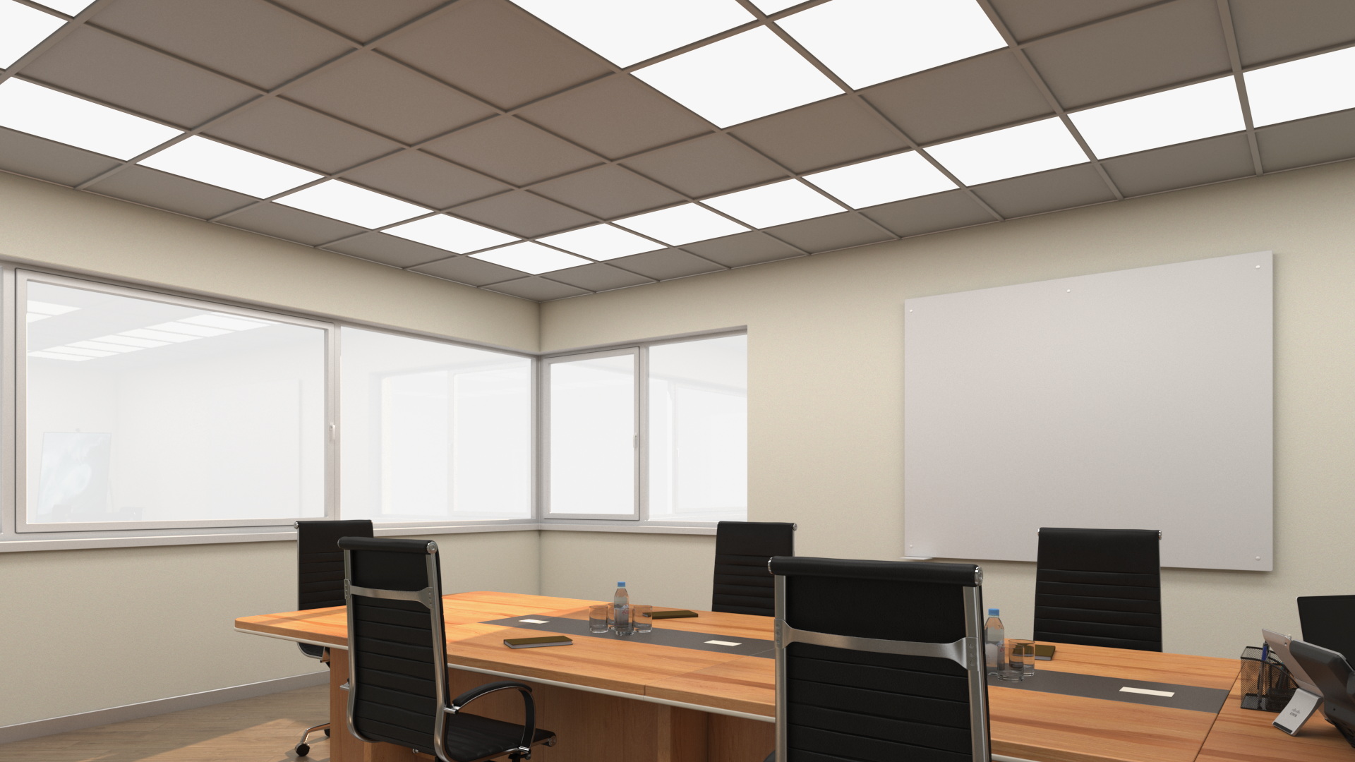 Meeting Room with Furniture 3D