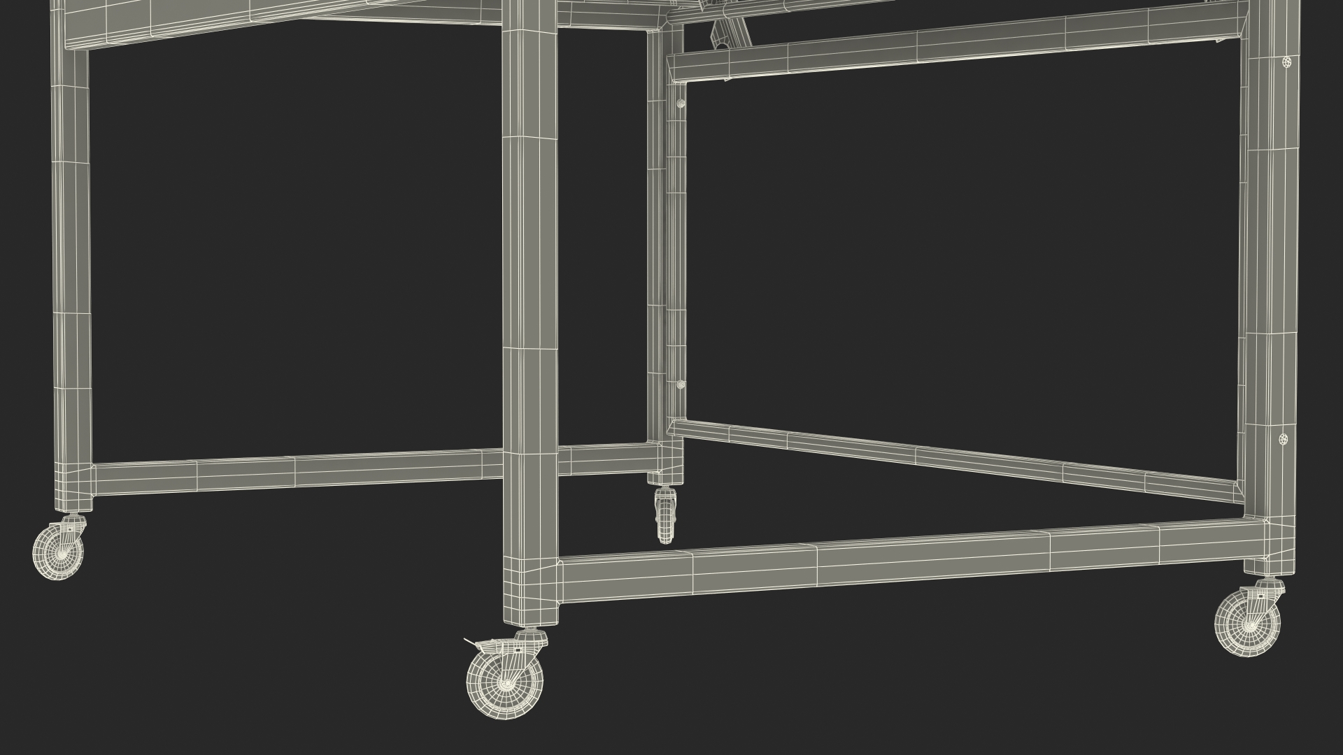 Fruit Display Rack with Price Tags 3D model