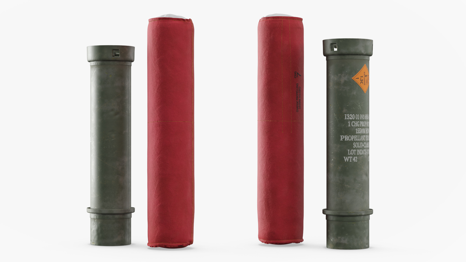 M119A2 Propelling Charge 155 mm with Tube