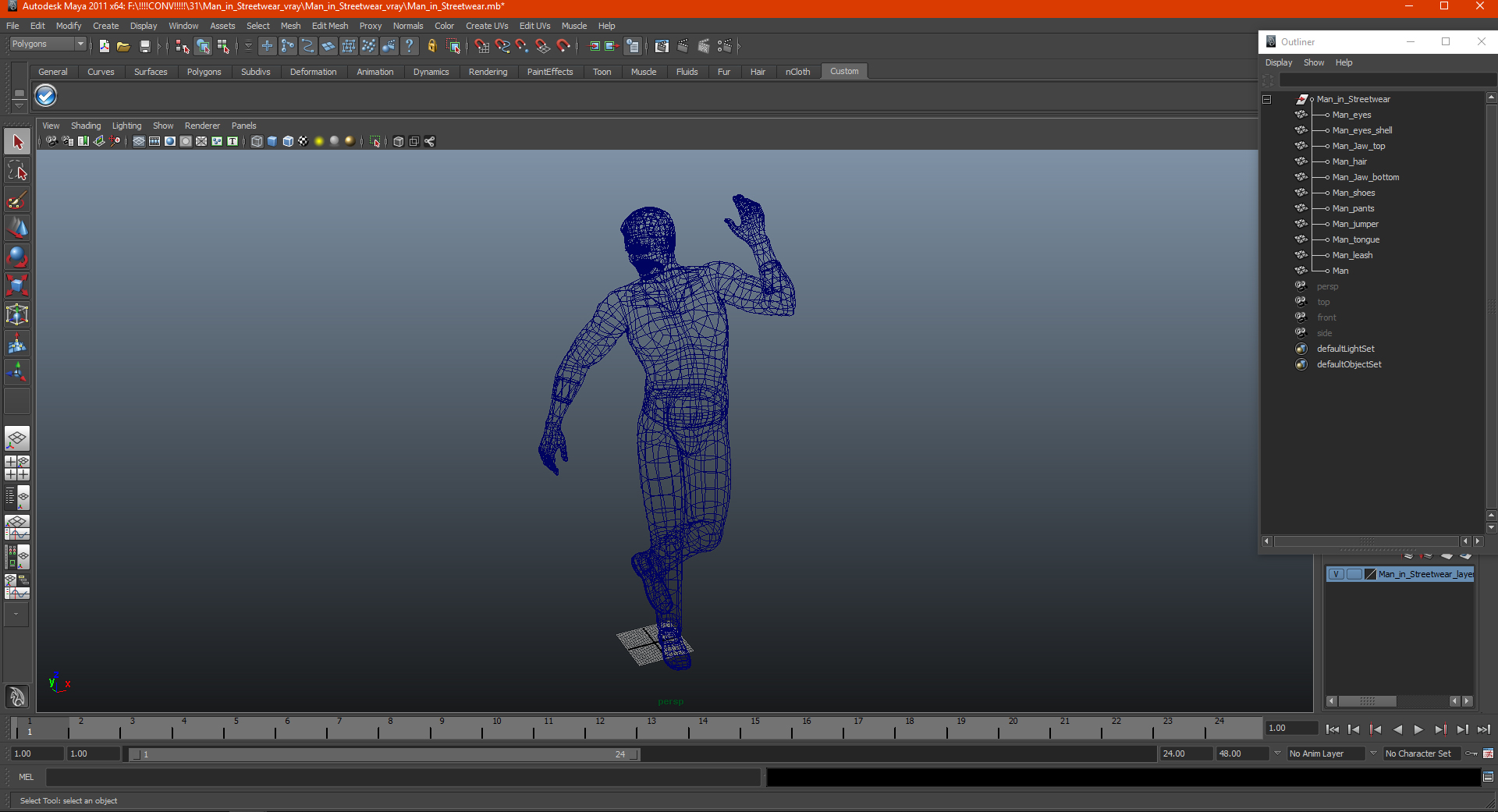 Man in Streetwear 3D