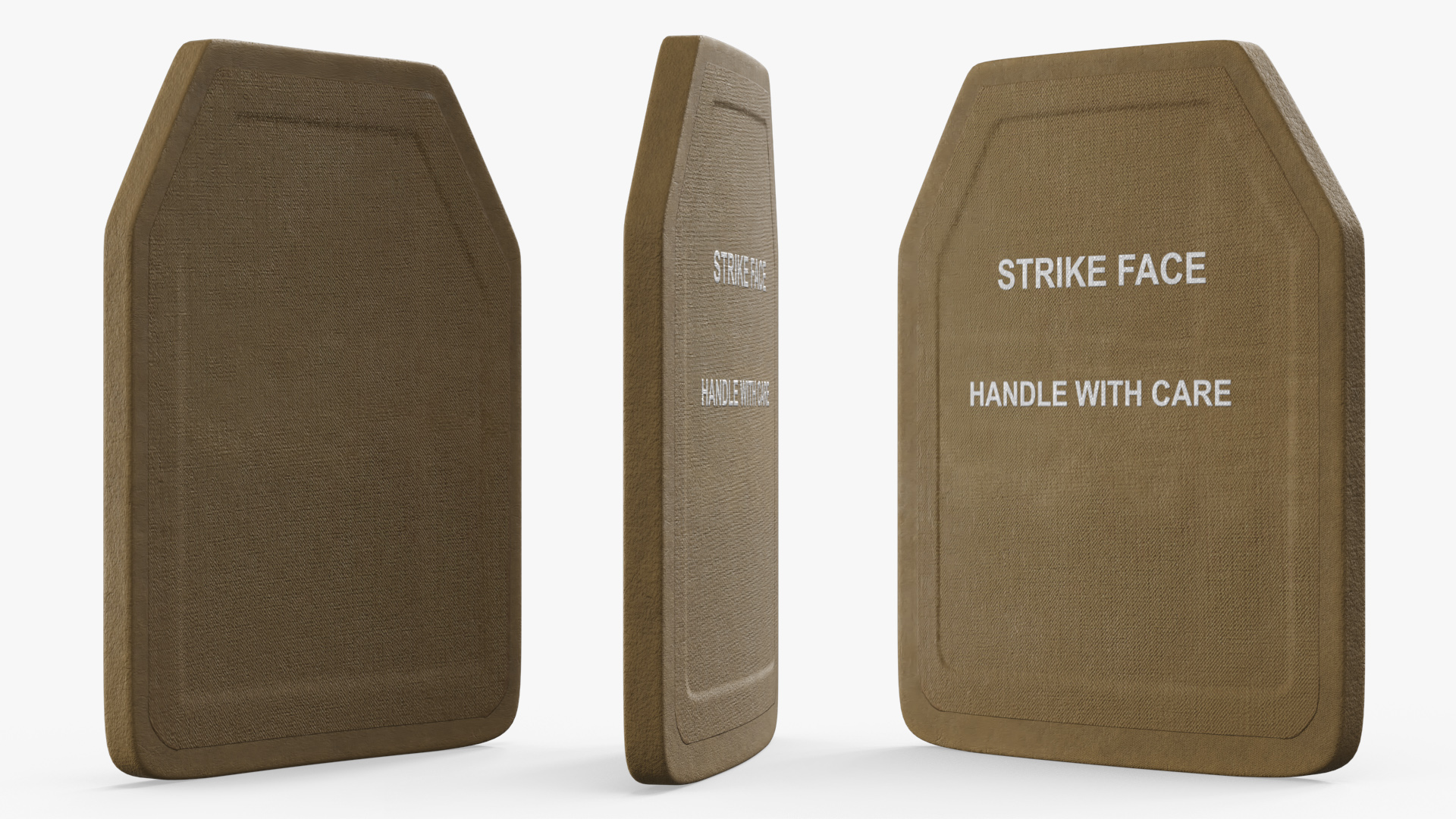 Ballistic Armor Plate Tan, view 3