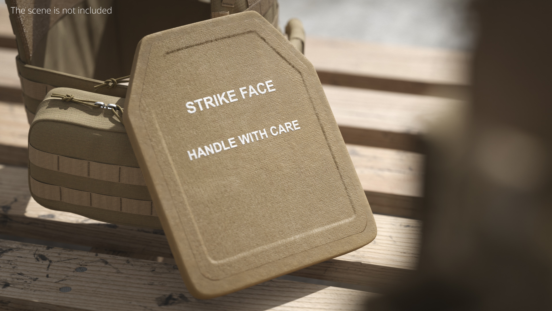 Ballistic Armor Plate Tan, view 2