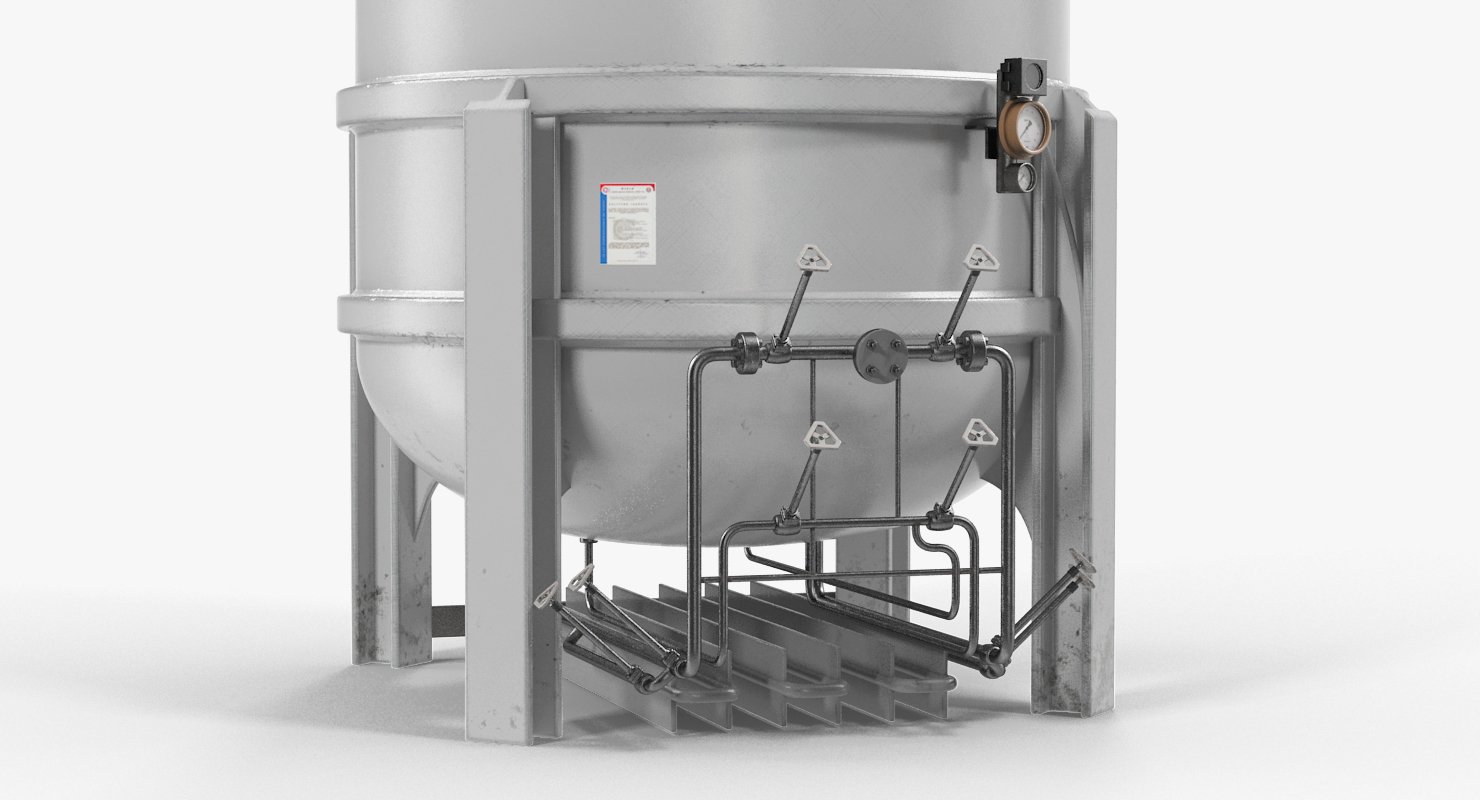 3D LNG Fuel Storage Tank
