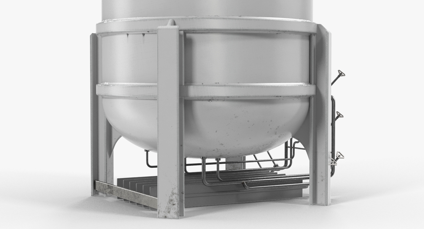 3D LNG Fuel Storage Tank