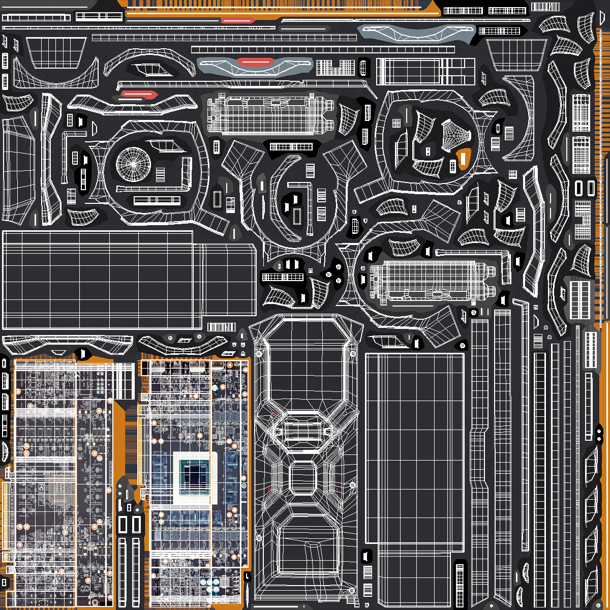 Computer Video Card 3D model