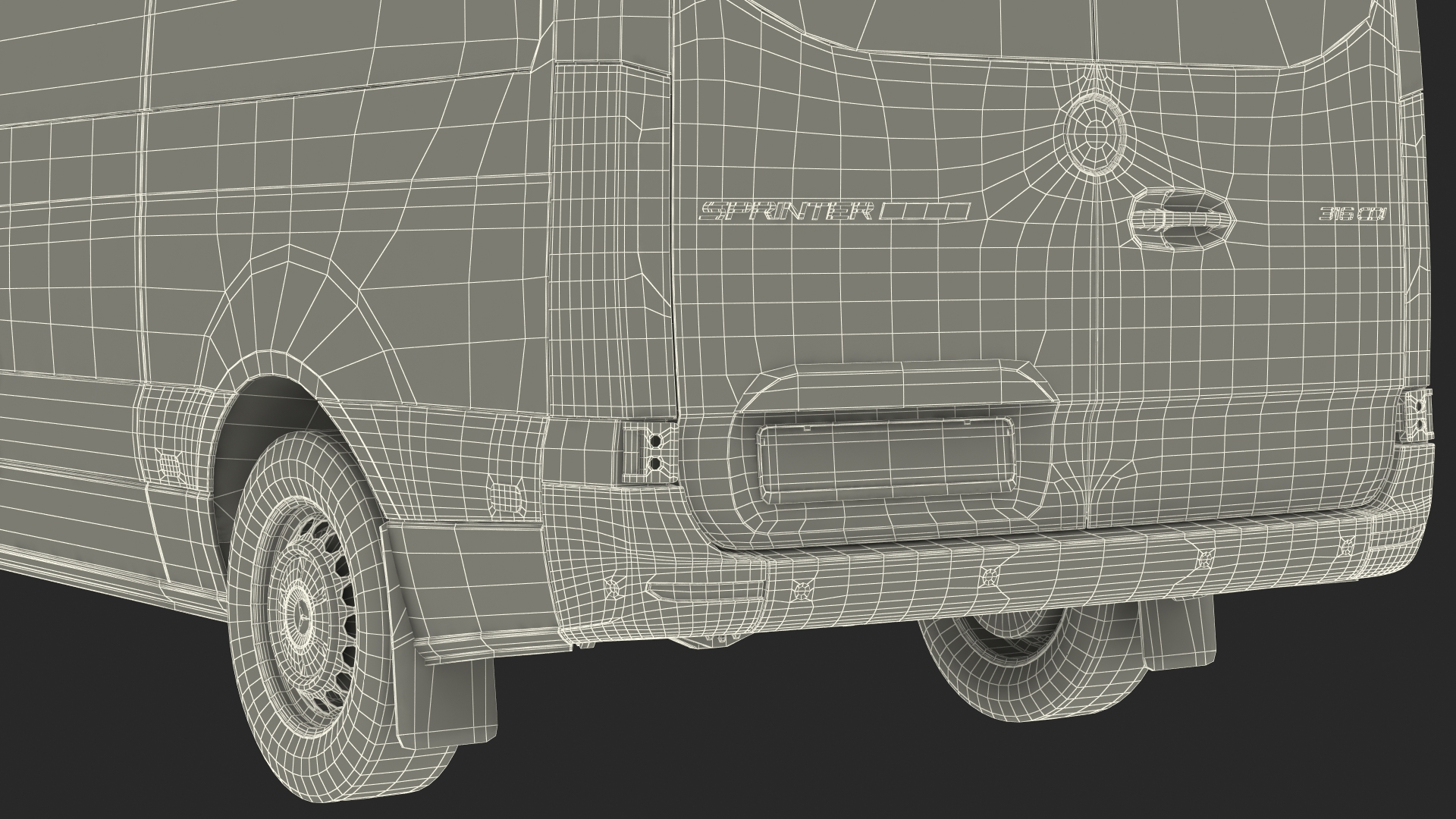 Executive Van Exterior Only 3D