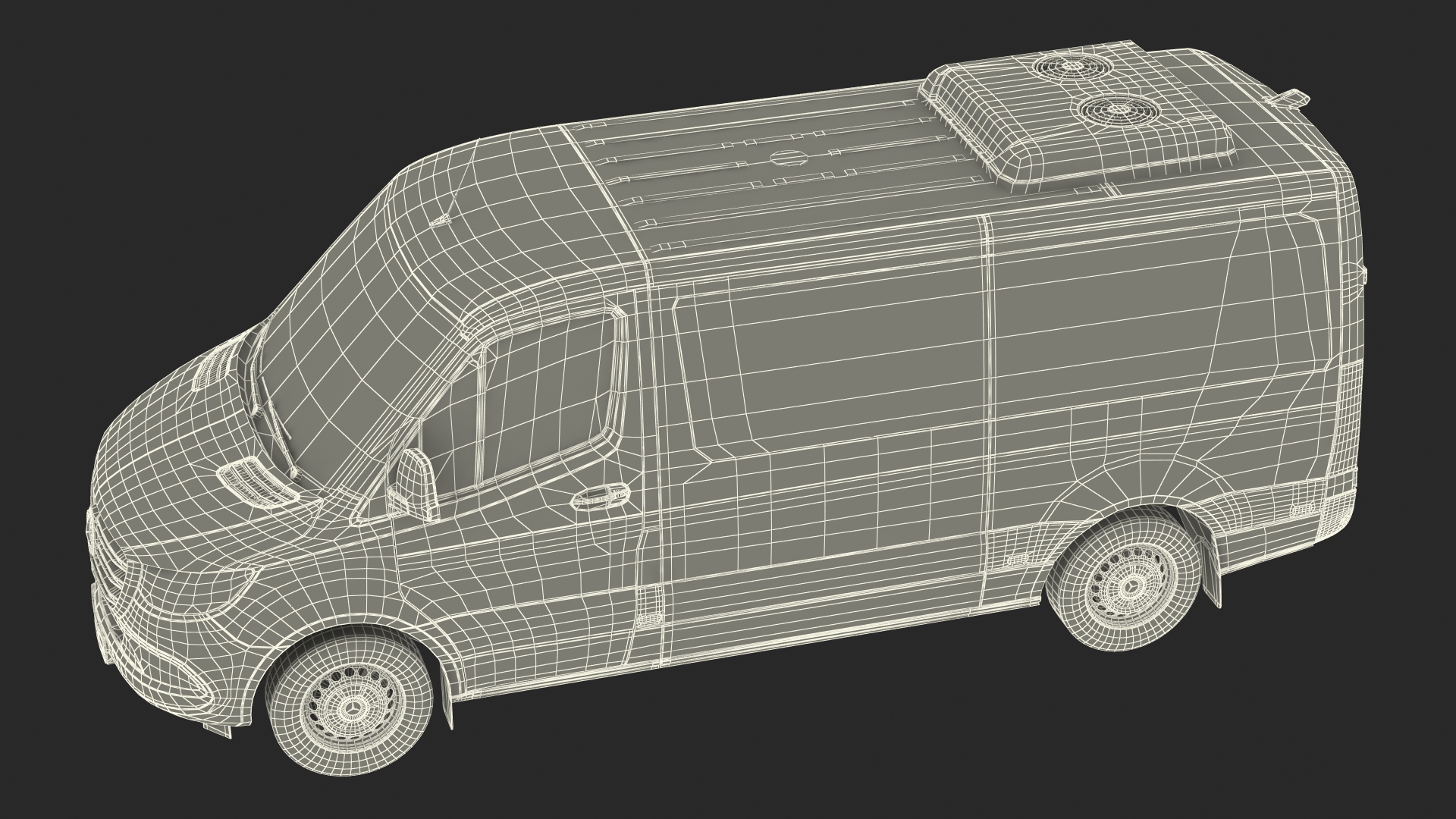 Executive Van Exterior Only 3D