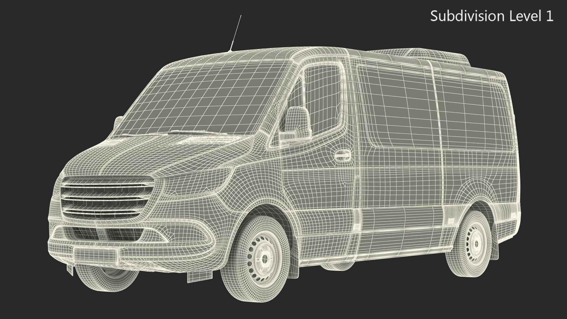 Executive Van Exterior Only 3D