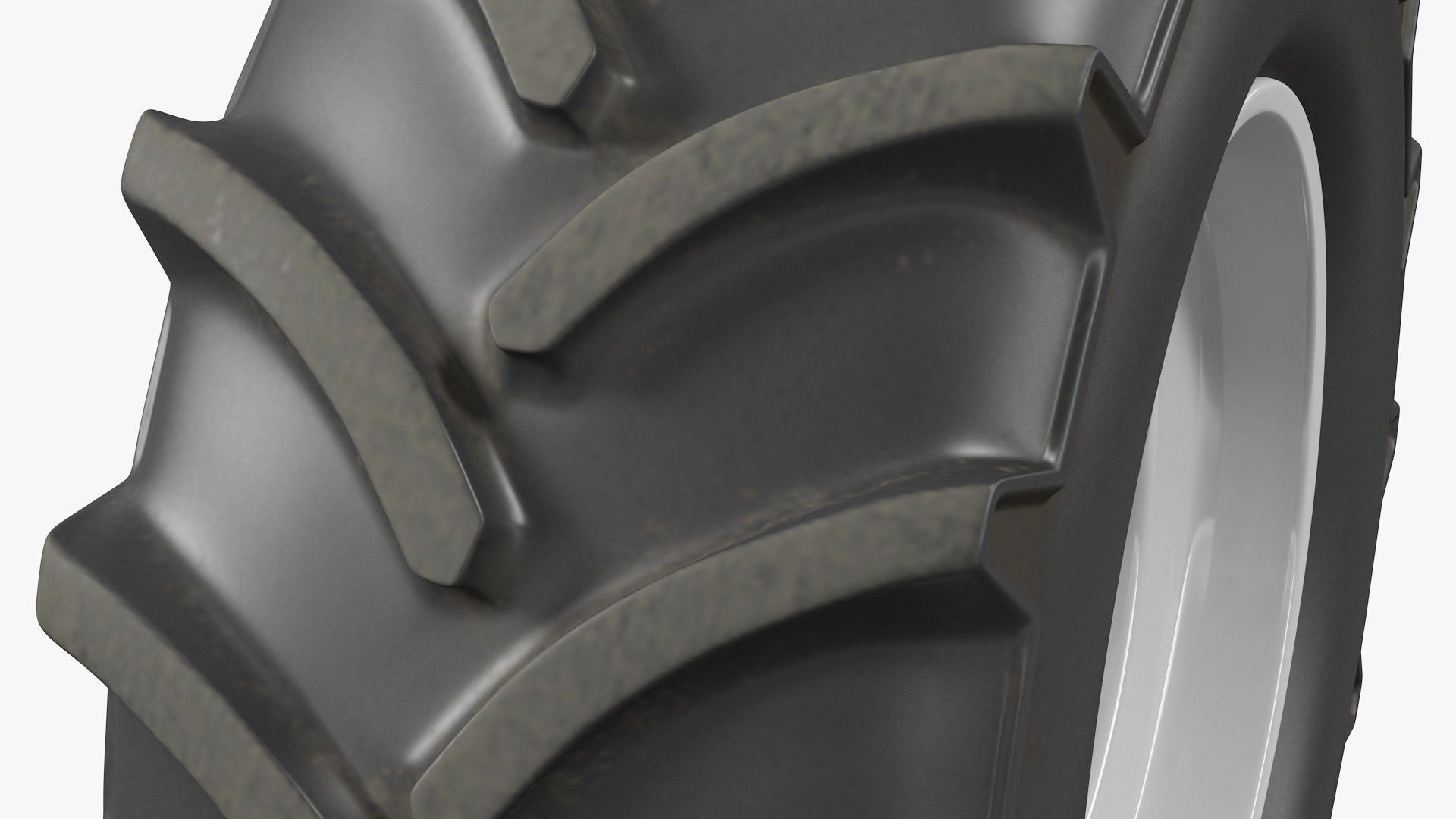 3D Tractor Wheel model