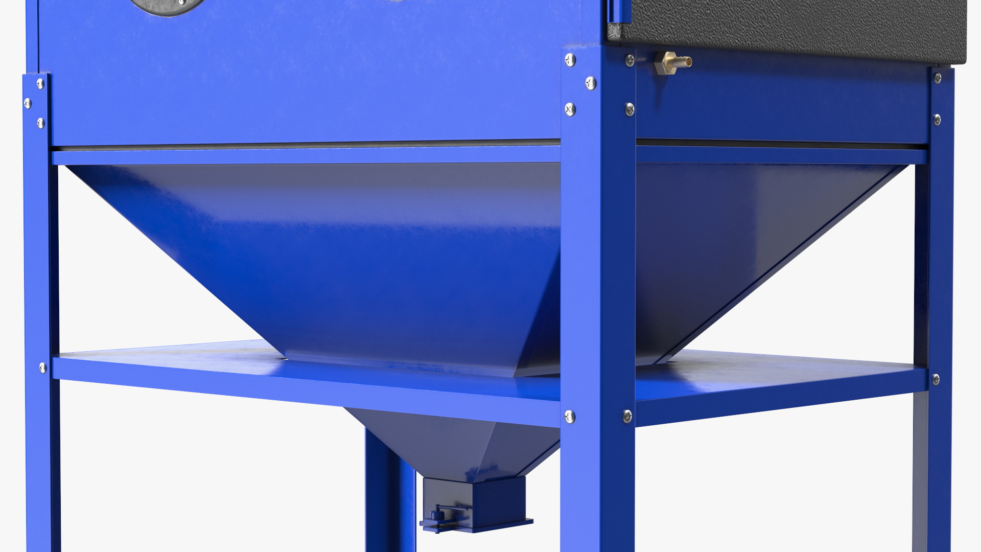 Sandblast Cabinet Blue 3D