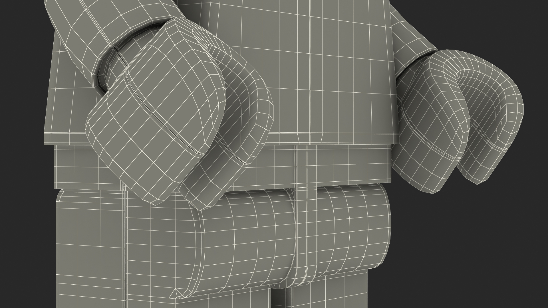 3D model Anatomical LEGO Man Glass