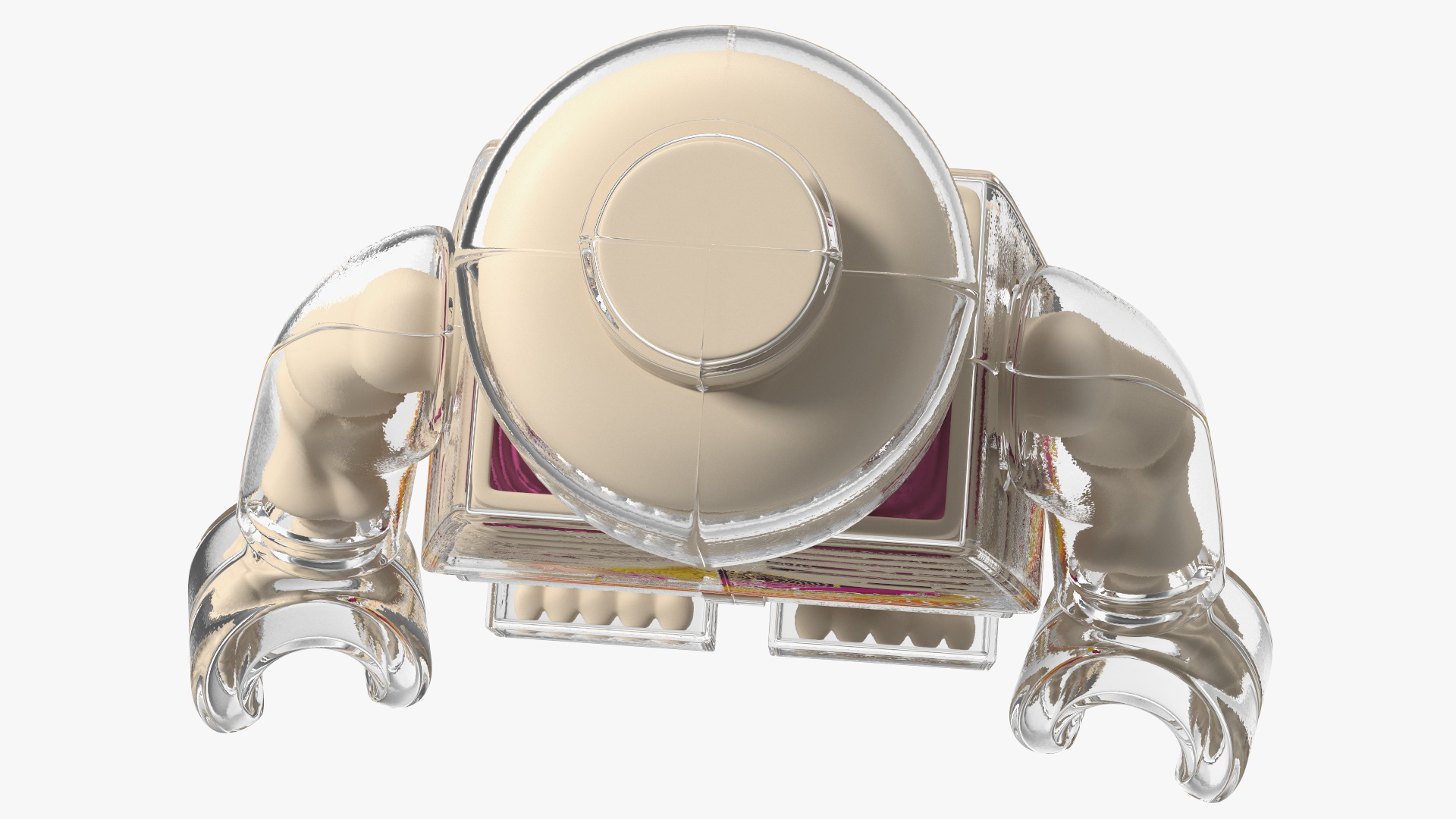 3D model Anatomical LEGO Man Glass