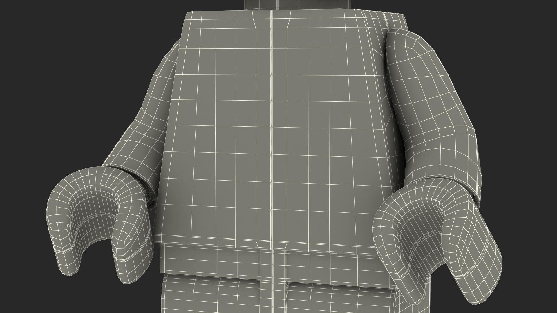 3D model Anatomical LEGO Man Glass