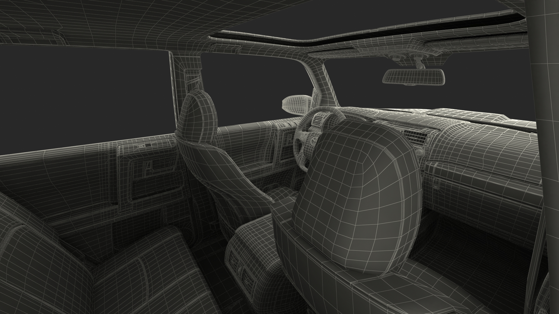 Toyota 4Runner with Thule Canyon XT Roof Basket 3D