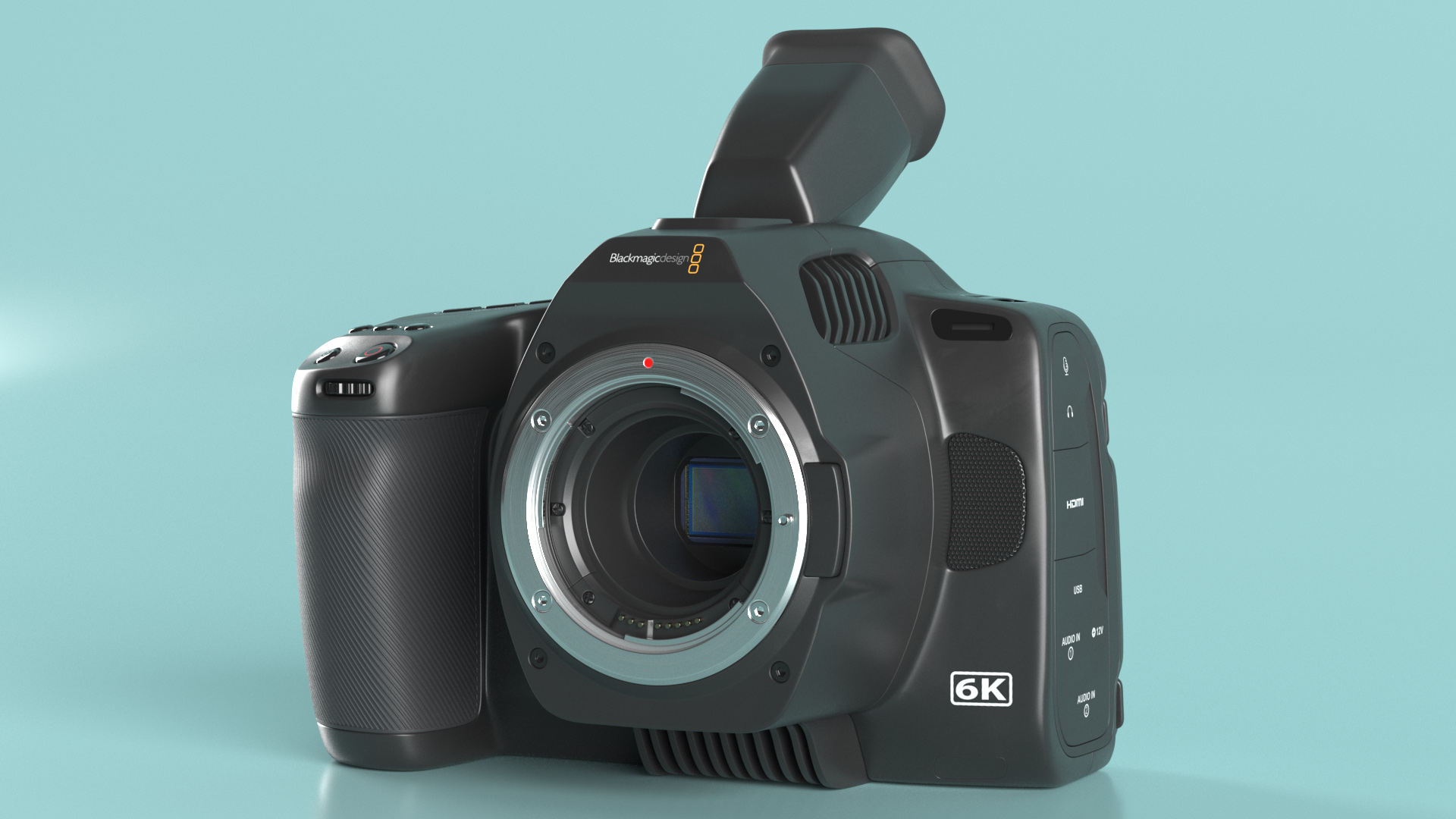 3D Cinema Camera Blackmagic Design 6K Pro model