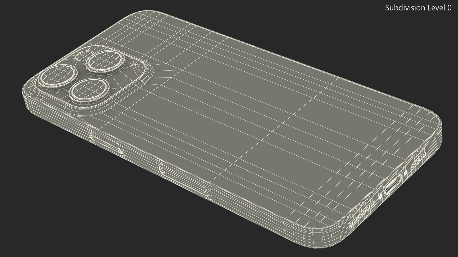 3D Apple IPhone 15 Pro Max Black Titanium model